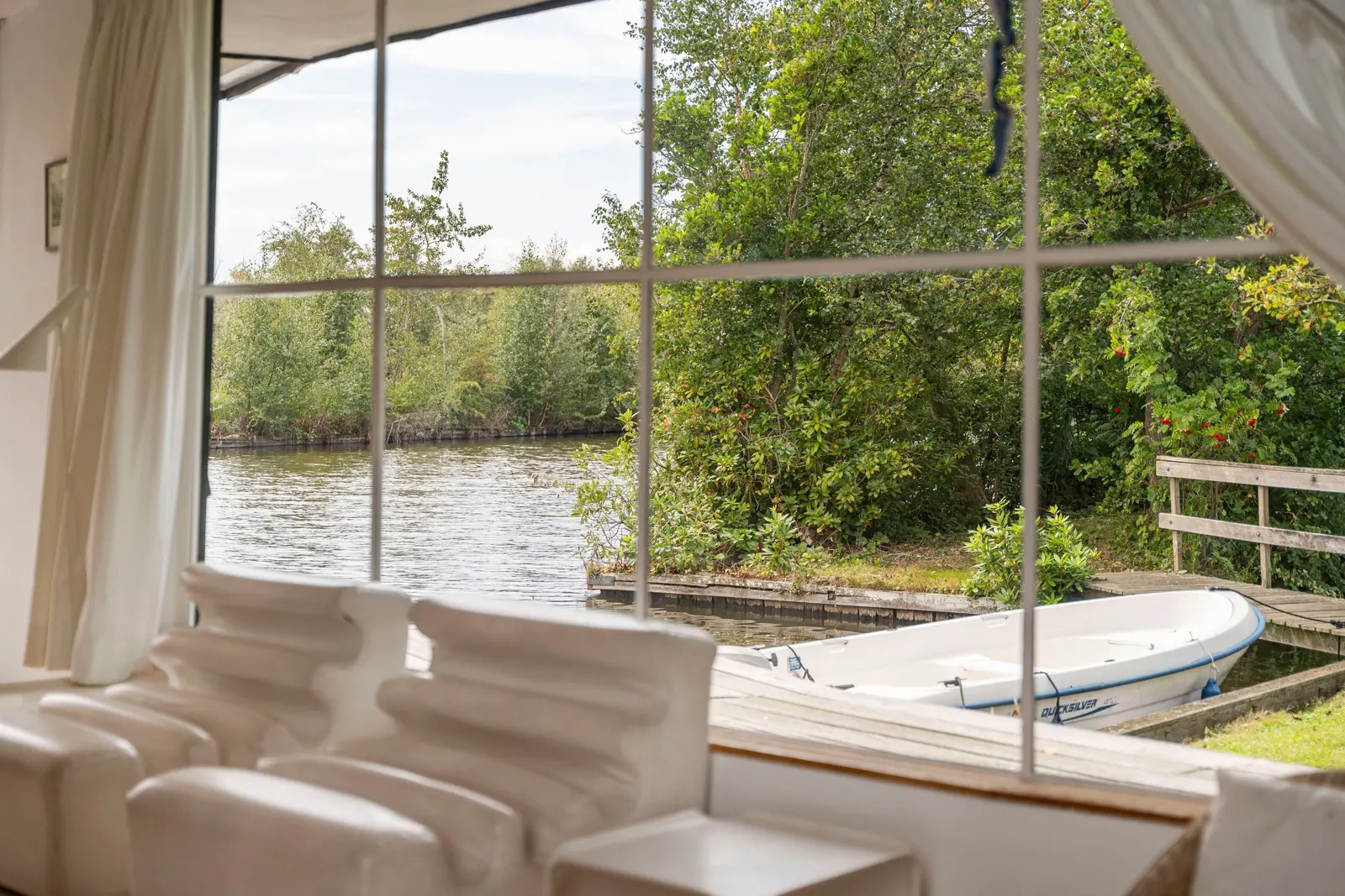 Zomerhuis De Braamakkers, Breukelen – uitzicht op het water