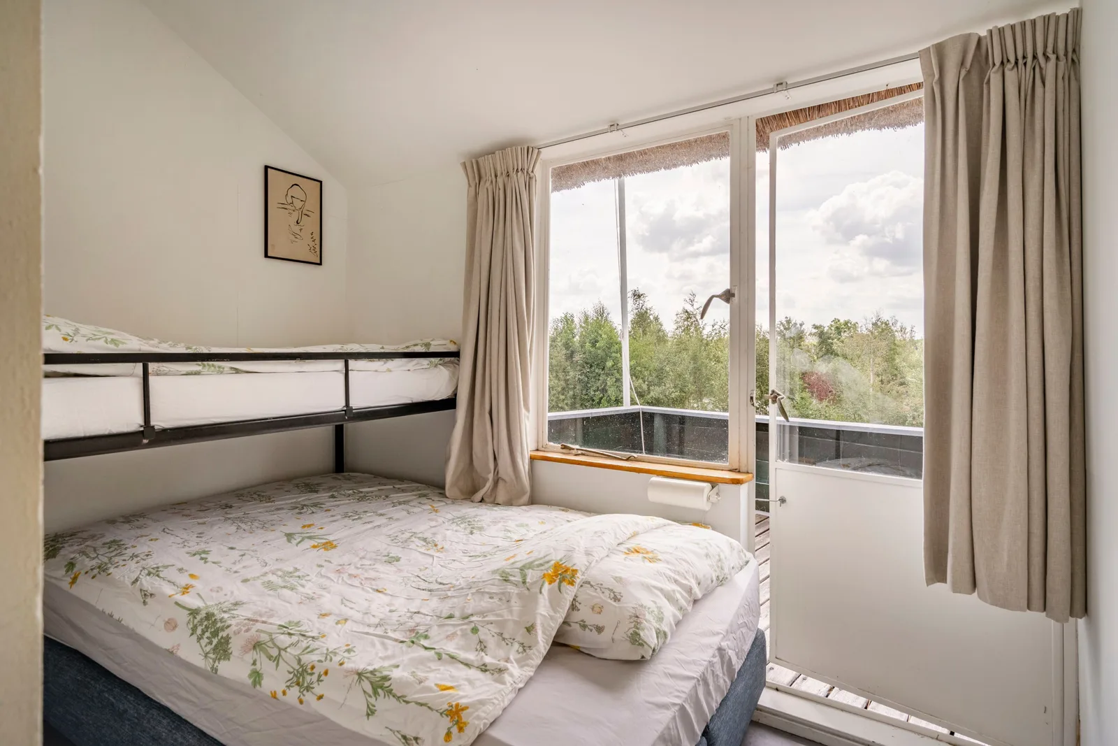 Zomerhuis De Braamakkers, Breukelen – slaapkamer onder de kap