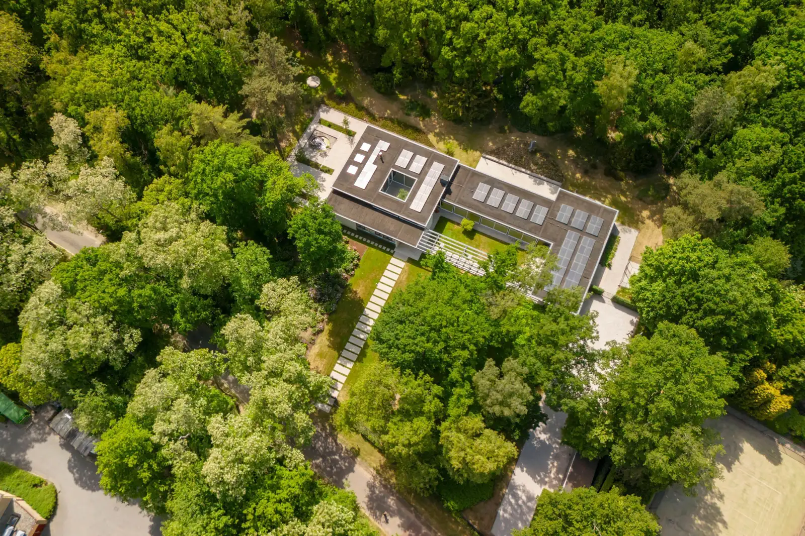 Woonhuis Bosschaert, Laren – luchtfoto