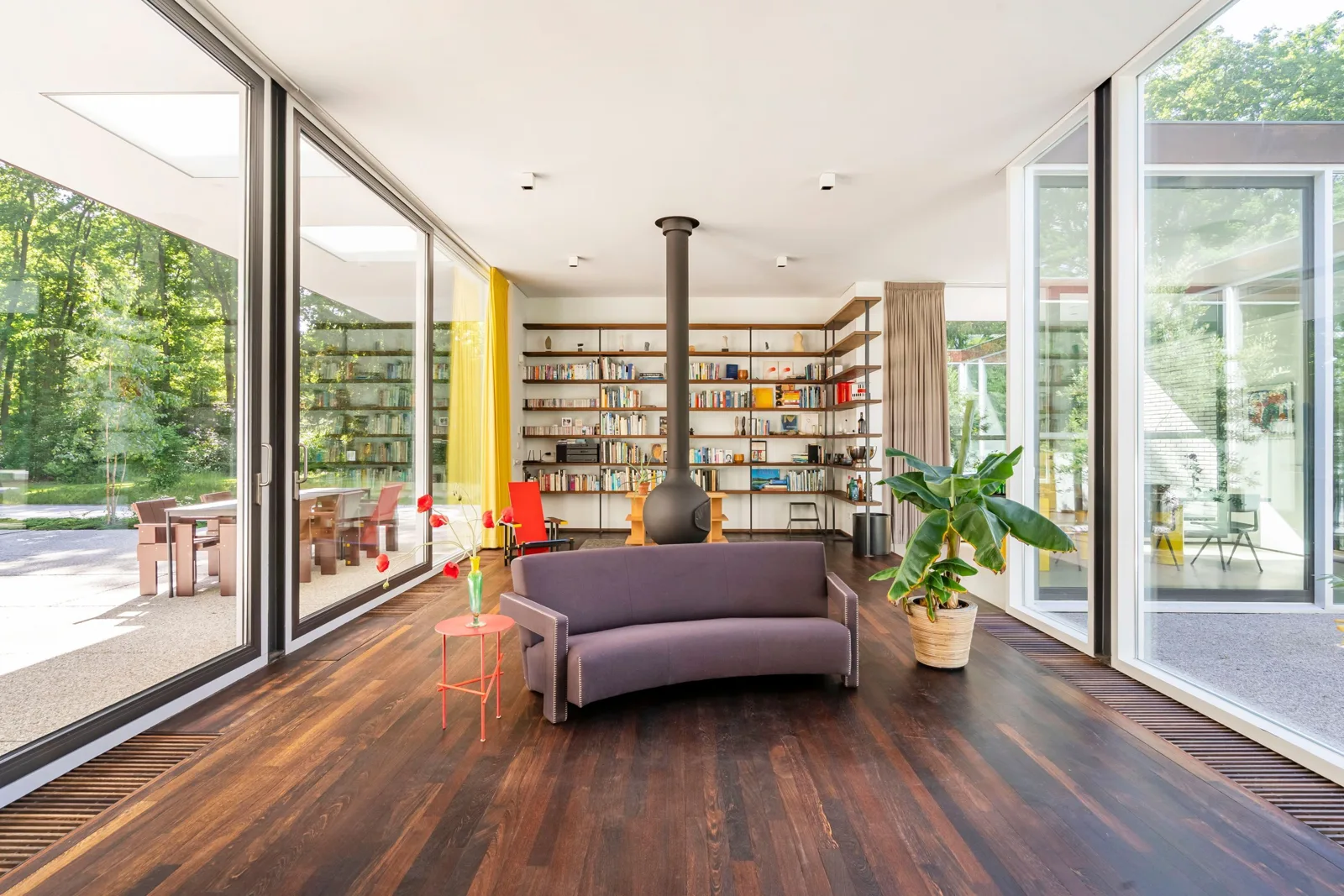 Woonhuis Bosschaert, Laren – woonkamer